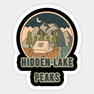 Hidden Lake Peaks Sticker